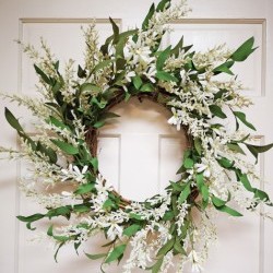22IN FLORAL WREATH