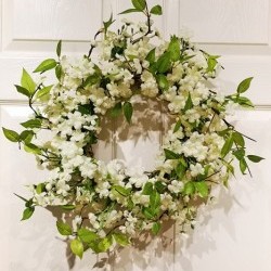 18IN CHERRY BLOSSOM WREATH