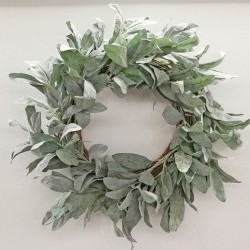 28IN DUST LEAF WREATH