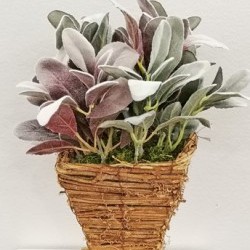 9X9X13 POTTED LEAF