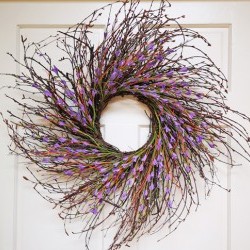 25IN LAVENDER WREATH