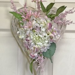 12X17X5.5 HYDRANGEA HEART