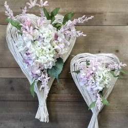 8X13&12X17 HYDRANGEA HEARTSX2