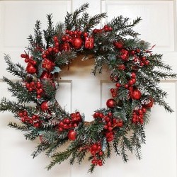 22IN BERRY GIFT BOX WREATH