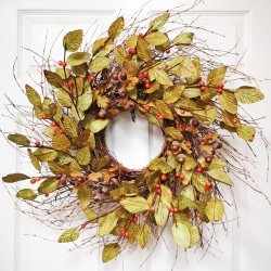 26" ACORN WREATH