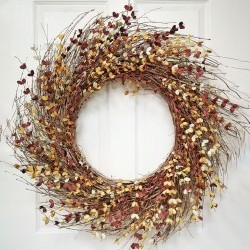 Item # 21F104L FALL - 32" FALL LEAF WREATH