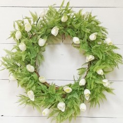24IN TULIP WREATH