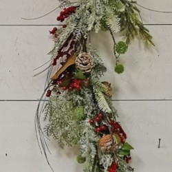 6FT SNOW CEDAR GARLAND
