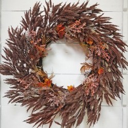 32IN MIXED WHEAT WREATH