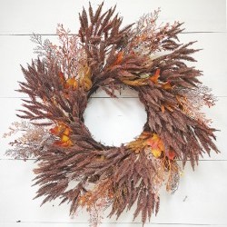 24IN WHEAT WREATH