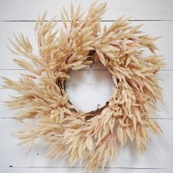 24IN WHEAT WREATH