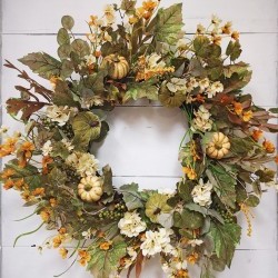 26IN PUMPKIN WREATH