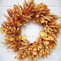 30IN DRIED REED WREATH