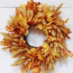 24IN DRIED REED WREATH