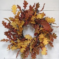 24IN OAK LEAF WREATH