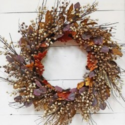 26IN RUSTIC BERRY WREATH