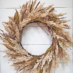 30IN WHEAT WREATH
