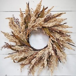 24IN WHEAT WREATH