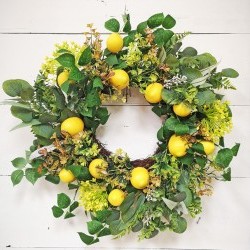 24IN LEMON WREATH