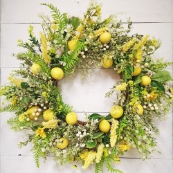28IN LEMON WREATH