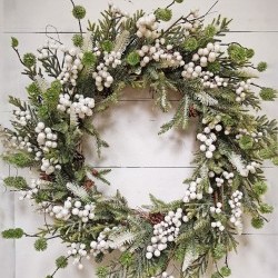 34IN ICE BERRY WREATH