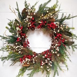 30IN RUSTIC BELL WREATH