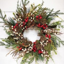 24IN RUSTIC BELL WREATH