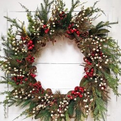 40IN RUSTIC BELL WREATH
