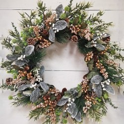 32IN GOLD BERRY WREATH
