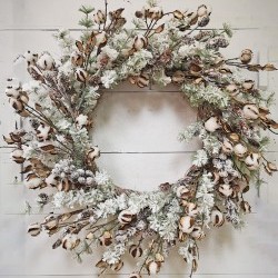 30IN COTTON WREATH