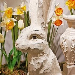 11.7X7.7 SITTING BUNNY