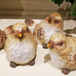 6IN SPRING BIRDSX4