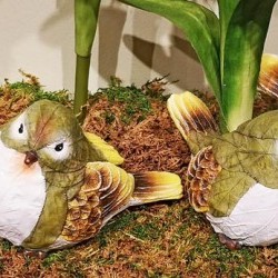 4.7IN SPRING BIRDSX4