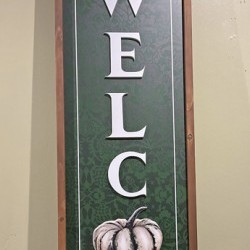 12X47 WELCOME SIGN