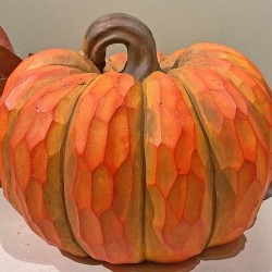 13X12X9 WOOD CUT PUMPKIN