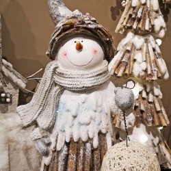 20" STICK SNOWMAN