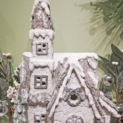 13X9X20 SNOW HOUSE LED