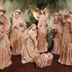 13.4IN NATIVITY SET X7