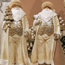 13IN CHAMPAIGN SANTA X 2