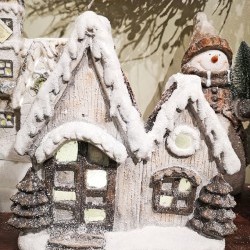 15X8X15.5 LIGHTED HOUSE-2AAA