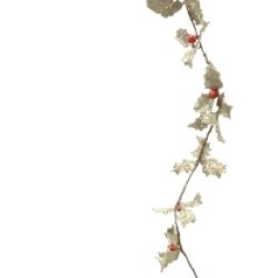 5' CHAMP HOLLY LEAF GARLAND