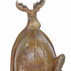 6X8.5 SITTING MOOSE