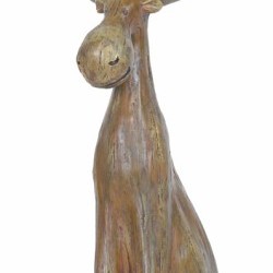 6X13.6 TALL SITTING MOOSE