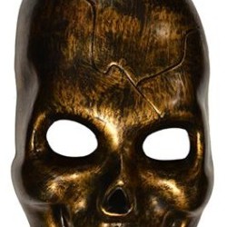 5.75"X10" LONG SKULL MASK