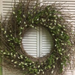 32" PUSSY WILLOW WREATH