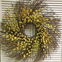 26" FORSYNTHIA WREATH