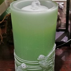 4X8 BIRD FOUNTAIN CANDLE-R3C