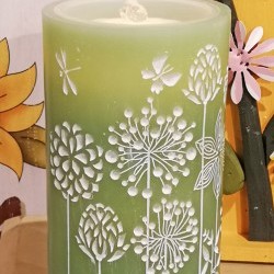 4X8 DANDELION FOUNTAIN CANDLE
