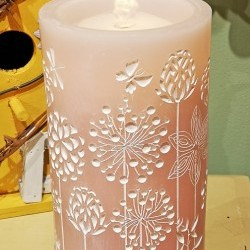 4X8 DANDELION FOUNTAIN CANDLE