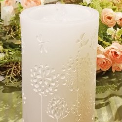 4X8 DANDELION FOUNTAIN CANDLE